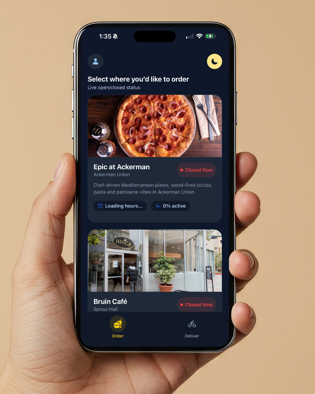 B-Food Dining and Delivery App